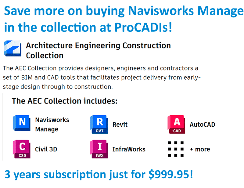 buy Navisworks Manage in a collection